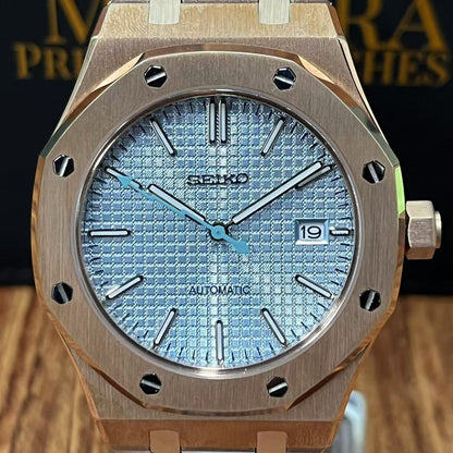 Royal Seikoak  I  Rose Gold light Ice Blue
