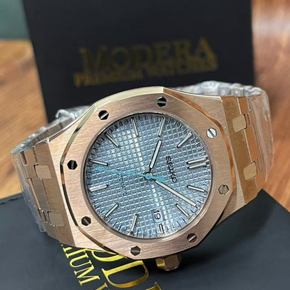 Royal Seikoak  I  Rose Gold light Ice Blue