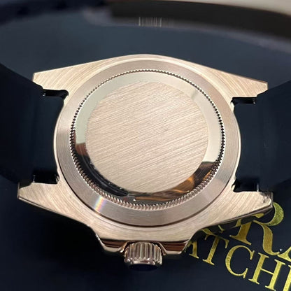 Gmteiko  I  Rose Gold(Black Plastic Strap)