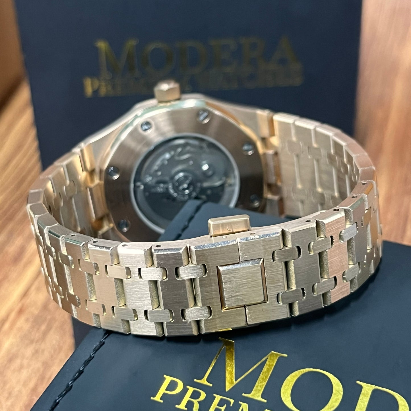 Royal Seikoak I  Rose Gold Blue