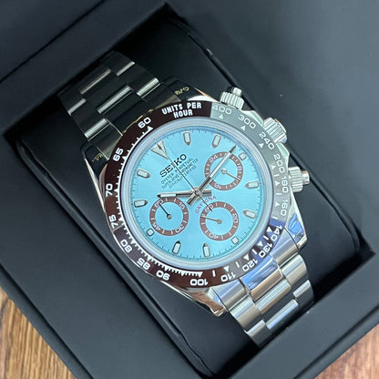 Sietona | Ice  Blue (Brown  Bezel)
