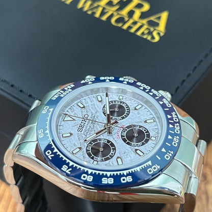 Sietona | Snow Pattern (Blue  Bezel)