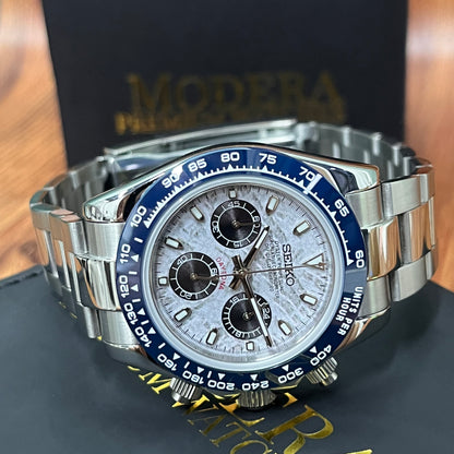 Sietona | Snow Pattern (Blue  Bezel)
