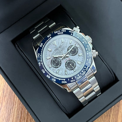 Sietona | Snow Pattern (Blue  Bezel)